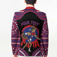 Personalised Samoa Mixed Martial Arts Blazer Flying Knee Of Samoan - Polynesian Pride