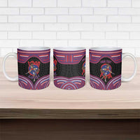 Personalised Samoa Mixed Martial Arts Ceramic Mug Flying Knee Of Samoan DT05 - Polynesian Pride