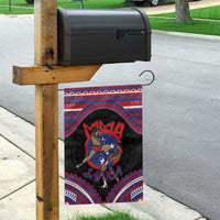 Samoa Mixed Martial Arts Garden Flag Flying Knee Of Samoan - Polynesian Pride