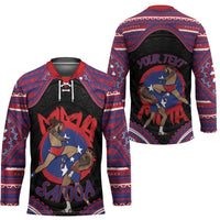 Personalised Samoa Mixed Martial Arts Hockey Jersey Flying Knee Of Samoan - Polynesian Pride