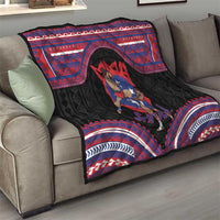 Samoa Mixed Martial Arts Quilt Flying Knee Of Samoan - Polynesian Pride