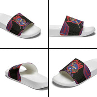 Samoa Mixed Martial Arts Slide Sandals Flying Knee Of Samoan - Polynesian Pride