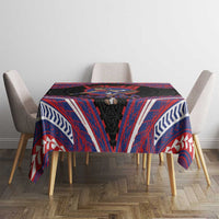 Samoa Mixed Martial Arts Tablecloth Flying Knee Of Samoan DT05 - Polynesian Pride