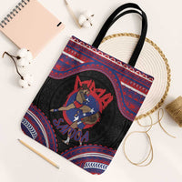 Samoa Mixed Martial Arts Tote Bag Flying Knee Of Samoan - Polynesian Pride