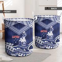 Samoa Rugby Laundry Basket Pacific Warrior Glory - Polynesian Pride
