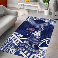 Samoa Rugby Area Rug Pacific Warrior Glory - Polynesian Pride