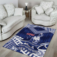 Samoa Rugby Area Rug Pacific Warrior Glory - Polynesian Pride