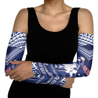 Personalised Samoa Rugby Arm Sleeves Pacific Warrior Glory - Polynesian Pride