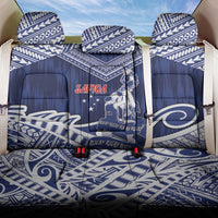 Samoa Rugby Back Car Seat Cover Pacific Warrior Glory - Polynesian Pride