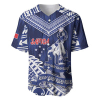 Personalised Samoa Rugby Baseball Jersey Pacific Warrior Glory - Polynesian Pride