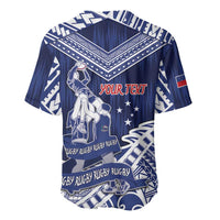 Personalised Samoa Rugby Baseball Jersey Pacific Warrior Glory - Polynesian Pride