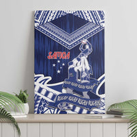 Samoa Rugby Canvas Wall Art Pacific Warrior Glory - Polynesian Pride