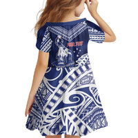 Personalised Samoa Rugby Family Matching Mermaid Dress and Hawaiian Shirt Pacific Warrior Glory - Polynesian Pride