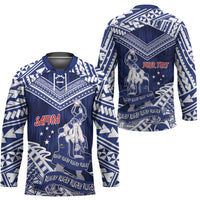 Personalised Samoa Rugby Hockey Jersey Pacific Warrior Glory - Polynesian Pride