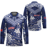 Personalised Samoa Rugby Hockey Jersey Pacific Warrior Glory DT05 - Polynesian Pride