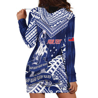Personalised Samoa Rugby Hoodie Dress Pacific Warrior Glory - Polynesian Pride