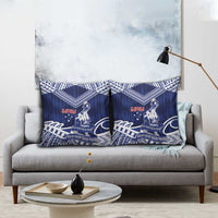 Samoa Rugby Pillow Cover Pacific Warrior Glory - Polynesian Pride
