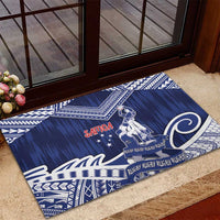 Samoa Rugby Rubber Doormat Pacific Warrior Glory - Polynesian Pride