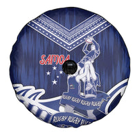 Samoa Rugby Spare Tire Cover Pacific Warrior Glory - Polynesian Pride