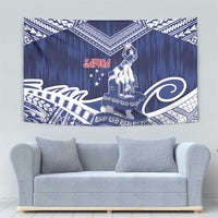 Samoa Rugby Tapestry Pacific Warrior Glory - Polynesian Pride