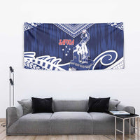 Samoa Rugby Tapestry Pacific Warrior Glory - Polynesian Pride