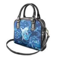 Northern Mariana Islands Shoulder Handbag Galaxy Polynesian Shark Tattoo - Polynesian Pride