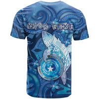 Personalised Northern Mariana Islands T Shirt Galaxy Polynesian Shark Tattoo DT05 - Polynesian Pride