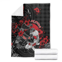Hawaiian And Japanese Blanket Aloha Koi Fish Palaka Patterns - Polynesian Pride