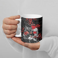 Personalised Hawaiian And Japanese Ceramic Mug Aloha Koi Fish Palaka Patterns DT05 - Polynesian Pride