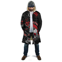 Personalised Hawaiian And Japanese Cloak Aloha Koi Fish Palaka Patterns - Polynesian Pride