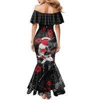 Personalised Hawaiian And Japanese Family Matching Mermaid Dress and Hawaiian Shirt Aloha Koi Fish Palaka Patterns - Polynesian Pride