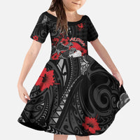 Personalised Hawaiian And Japanese Family Matching Off The Shoulder Long Sleeve Dress and Hawaiian Shirt Aloha Koi Fish Palaka Patterns - Polynesian Pride