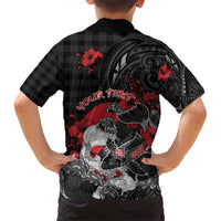 Personalised Hawaiian And Japanese Family Matching Short Sleeve Bodycon Dress and Hawaiian Shirt Aloha Koi Fish Palaka Patterns - Polynesian Pride