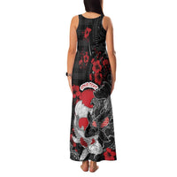 Personalised Hawaiian And Japanese Family Matching Tank Maxi Dress and Hawaiian Shirt Aloha Koi Fish Palaka Patterns - Polynesian Pride