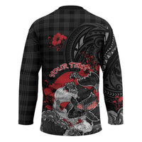 Personalised Hawaiian And Japanese Hockey Jersey Aloha Koi Fish Palaka Patterns DT05 - Polynesian Pride