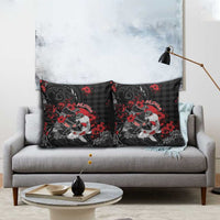 Hawaiian And Japanese Pillow Cover Aloha Koi Fish Palaka Patterns DT05 - Polynesian Pride
