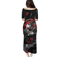 Personalised Hawaiian And Japanese Puletasi Aloha Koi Fish Palaka Patterns DT05 - Polynesian Pride