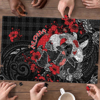 Hawaiian And Japanese Puzzle Aloha Koi Fish Palaka Patterns DT05 - Polynesian Pride