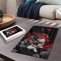 Hawaiian And Japanese Puzzle Aloha Koi Fish Palaka Patterns DT05 - Polynesian Pride