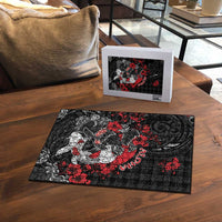 Hawaiian And Japanese Puzzle Aloha Koi Fish Palaka Patterns DT05 - Polynesian Pride