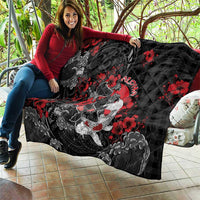 Hawaiian And Japanese Quilt Aloha Koi Fish Palaka Patterns - Polynesian Pride