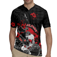 Personalised Hawaiian And Japanese Rugby Jersey Aloha Koi Fish Palaka Patterns - Polynesian Pride