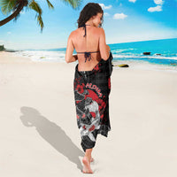 Hawaiian And Japanese Sarong Aloha Koi Fish Palaka Patterns - Polynesian Pride