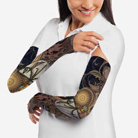 Hawaii Makahiki Arm Sleeves Polynesian Sky And Earth DT05 - Polynesian Pride