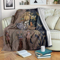 Hawaii Makahiki Blanket Polynesian Sky And Earth - Polynesian Pride