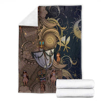 Hawaii Makahiki Blanket Polynesian Sky And Earth - Polynesian Pride
