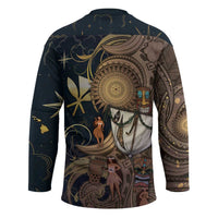 Hawaii Makahiki Hockey Jersey Polynesian Sky And Earth DT05 - Polynesian Pride