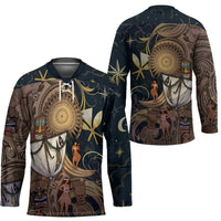 Hawaii Makahiki Hockey Jersey Polynesian Sky And Earth - Polynesian Pride