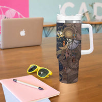 Hawaii Makahiki Tumbler With Handle Polynesian Sky And Earth - Polynesian Pride