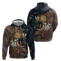 Hawaii Makahiki Zip Hoodie Polynesian Sky And Earth DT05 - Polynesian Pride